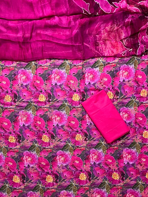 All Over Embroidered Printed Lawn Collection 2025 (MJ-04)