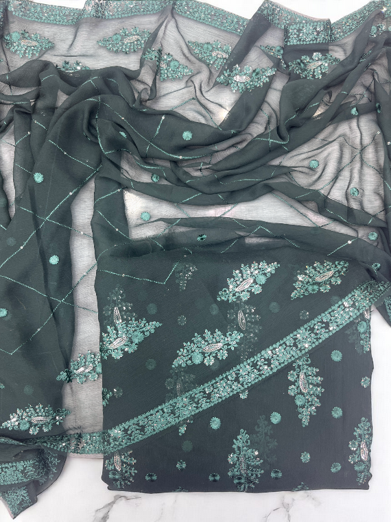 All Over Embroidery Fancy Chiffon Edit25 Vol-IQ89 (IQ89-01)