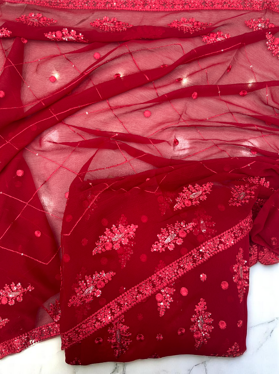 All Over Embroidery Fancy Chiffon Edit25 Vol-IQ89 (IQ89-06)