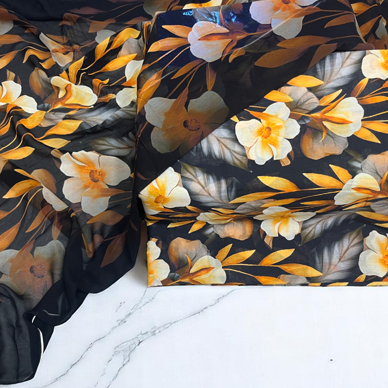 All Over Floral Bloom Print Lawn Edit25 Vol-MD06 (MD06-01)