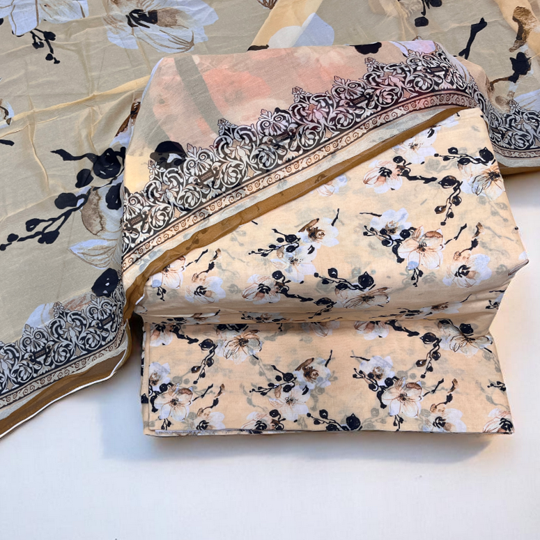 All Over Floral Bloom Print Lawn Edit25 Vol-MD06 (MD06-05)