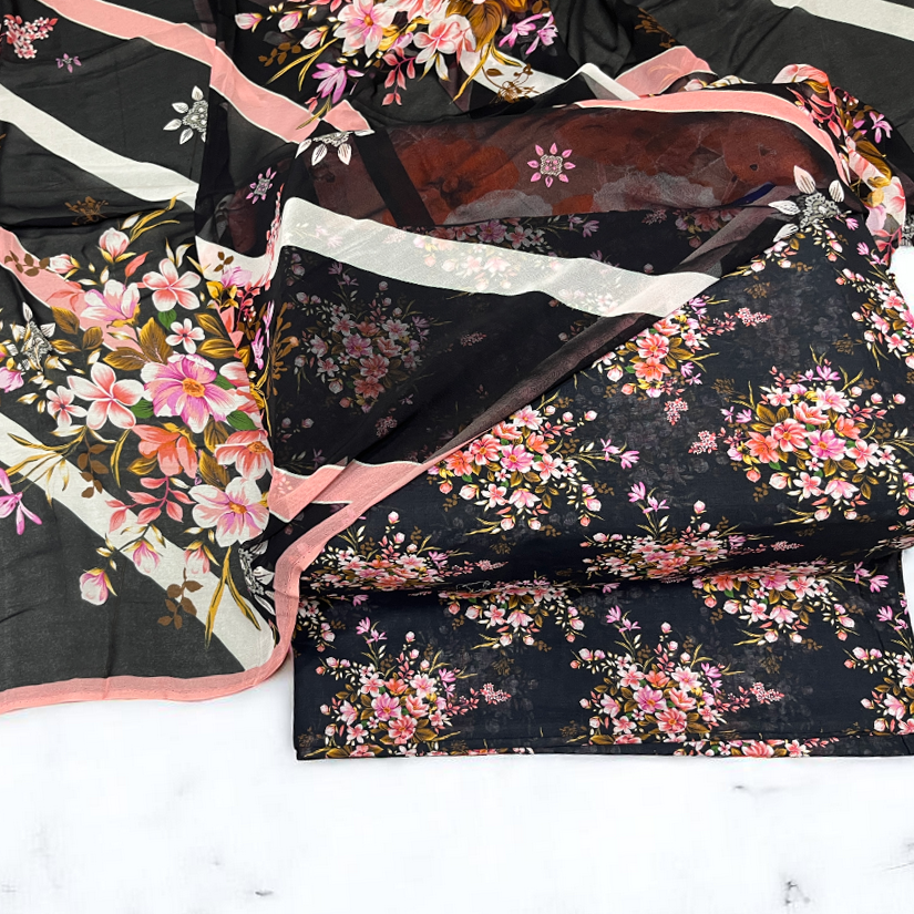 All Over Floral Bloom Print Lawn Edit25 Vol-MD06 (MD06-06)