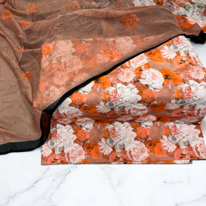 All Over Floral Bloom Print Lawn Edit25 Vol-MD06 (MD06-08)