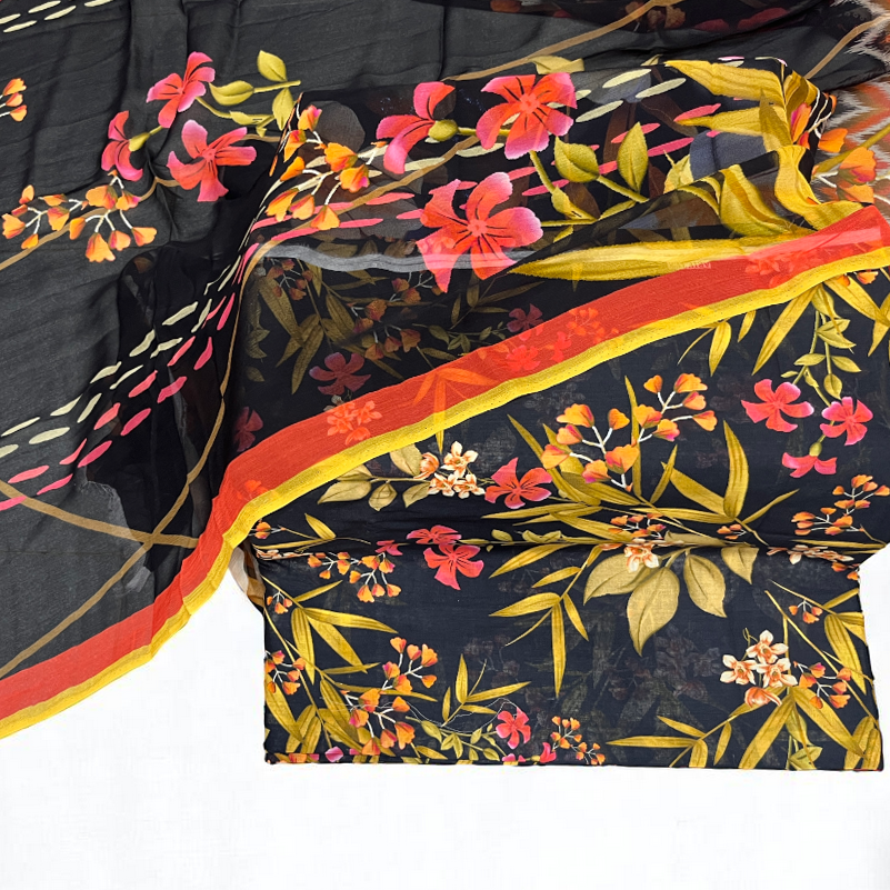 All Over Floral Bloom Print Lawn Edit25 Vol-MD06 (MD06-16)
