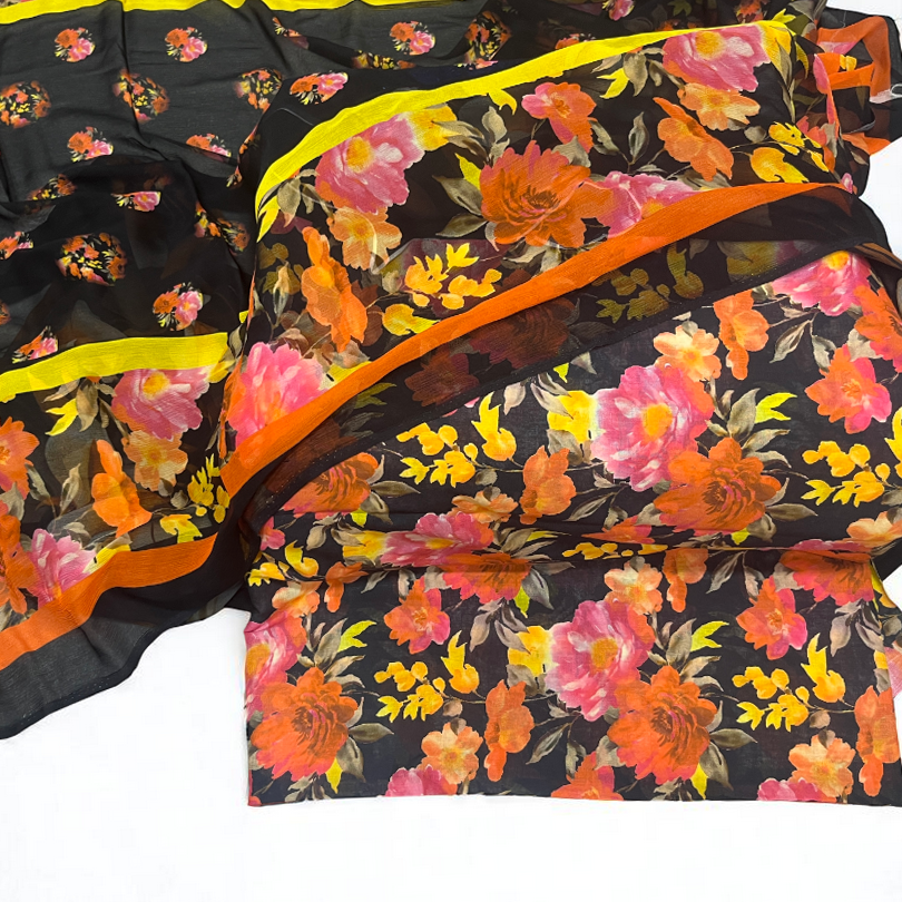 All Over Floral Bloom Print Lawn Edit25 Vol-MD06 (MD06-19)