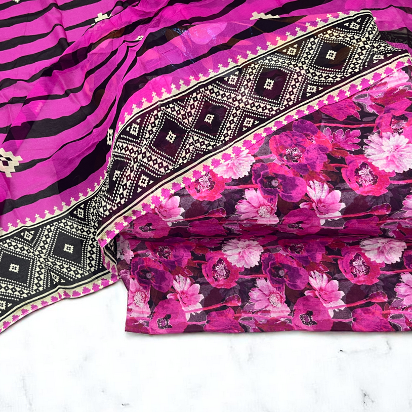 All Over Floral Bloom Print Lawn Edit25 Vol-MD06 (MD06-32)