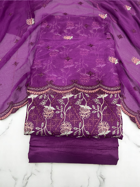 All Over Heavy Embroidered Lawn Edit25 Vol-25DA88 (25DA88-06)