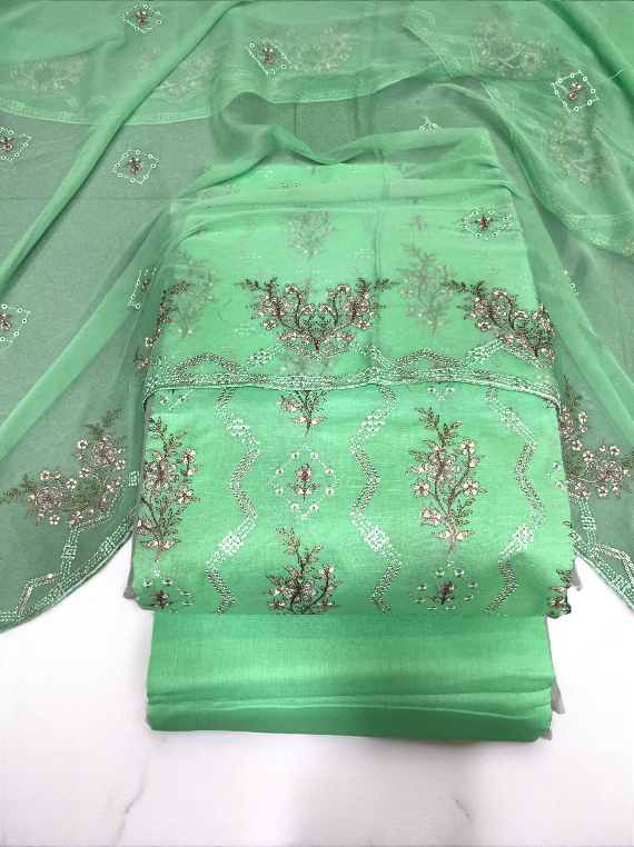 All Over Heavy Embroidered Lawn Edit25 Vol-25DA88 (25DA88-10)