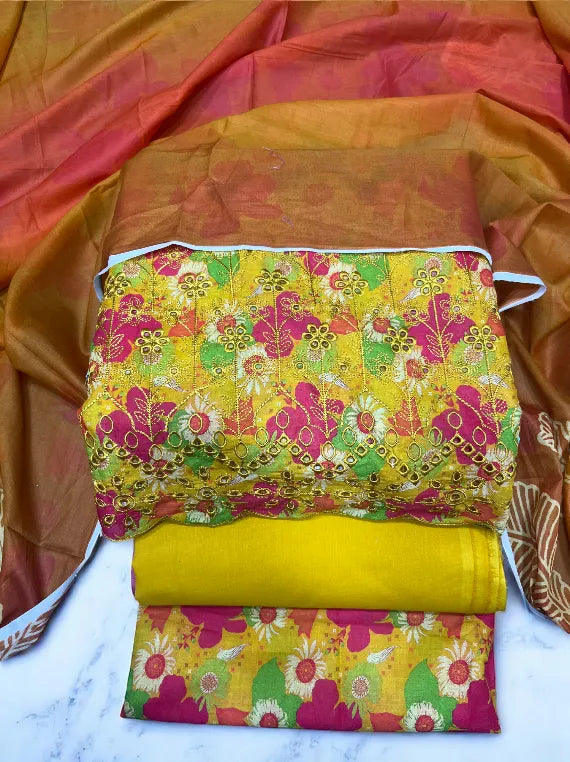 All Over Printed Chikenakari Lawn Edit25 Vol-25DA78 (25DA78-11)