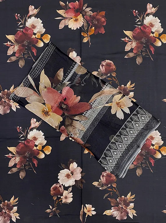 All Over Printed Slub Linen Edit 2025 Vol-PC69 (D-07)