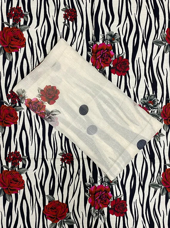 All Over Printed Slub Linen Edit 2025 Vol-PC69 (D-08)