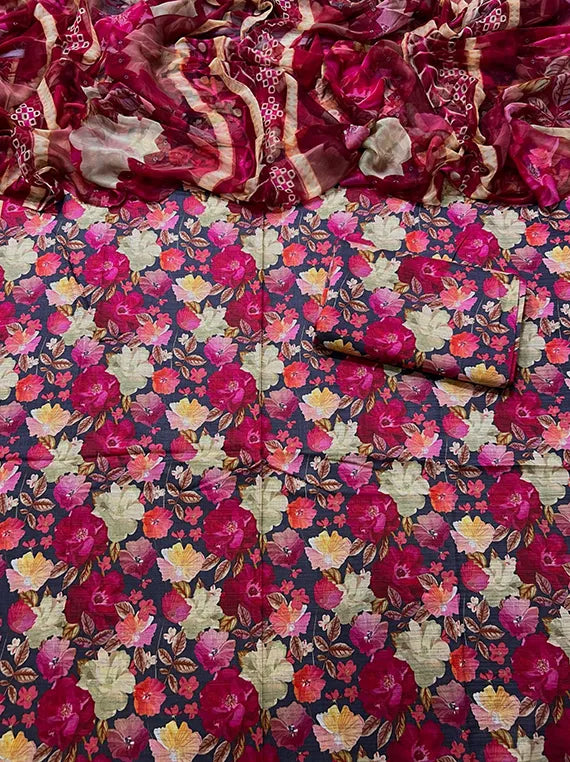 All Over Printed Viscose Slub Collection 2024 Vol-CG14 (CG-14-08)