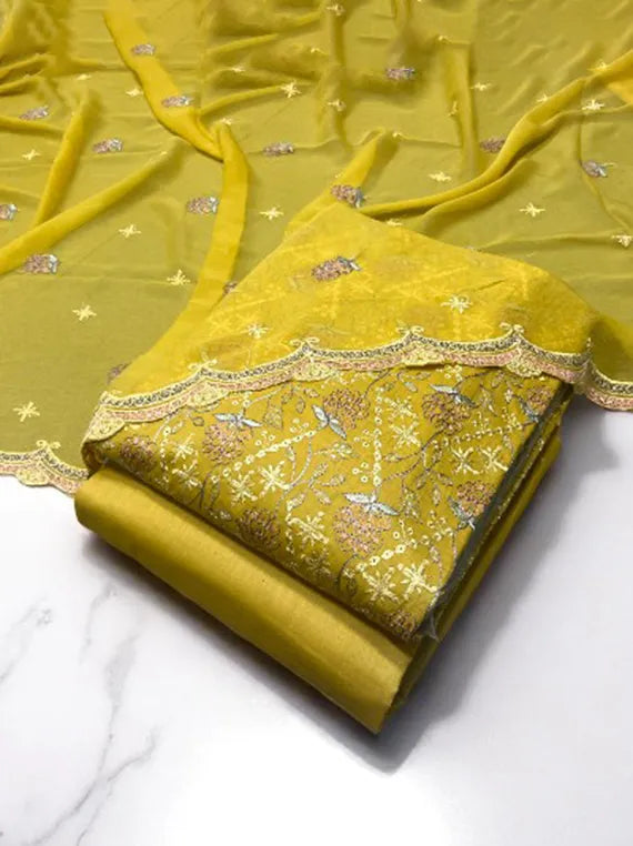 All Over Signature Embroidered Lawn Drop 2025 (25DA88-03)