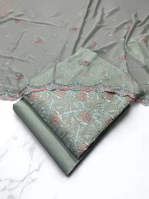 All Over Signature Embroidered Lawn Drop 2025 (25DA88-08)