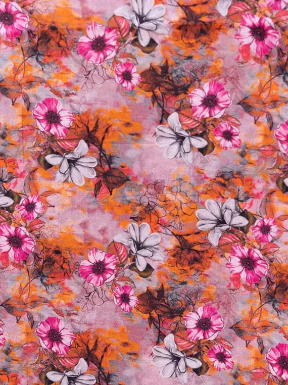 Alzohaib Allover Printed Cambric Collection 2024 (D-02)