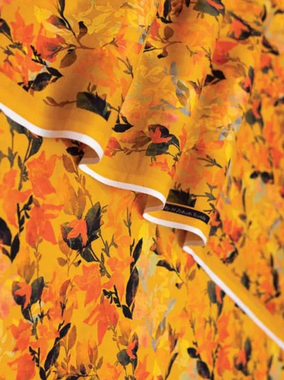 Alzohaib Allover Printed Cambric Collection 2024 (D-05)