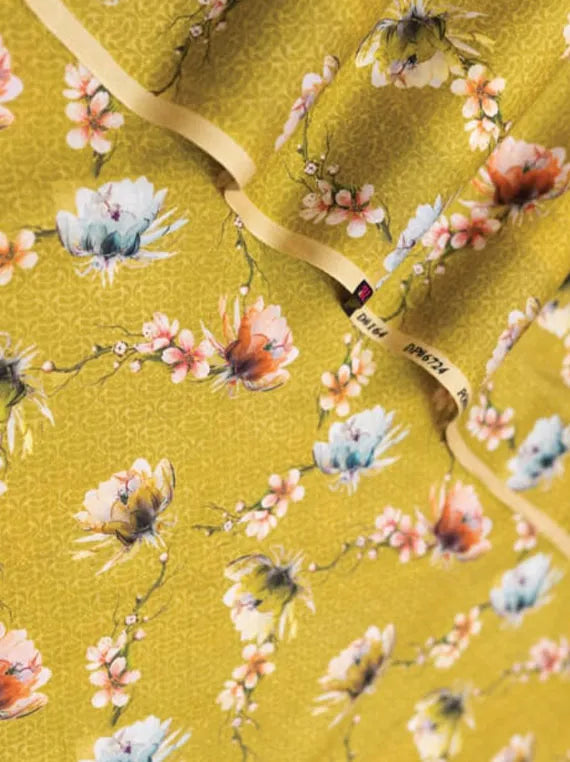Alzohaib Allover Printed Cambric Collection 2024 (D-10)