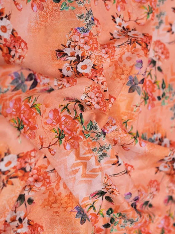 Alzohaib Allover Printed Cambric Collection 2024 (D-13)