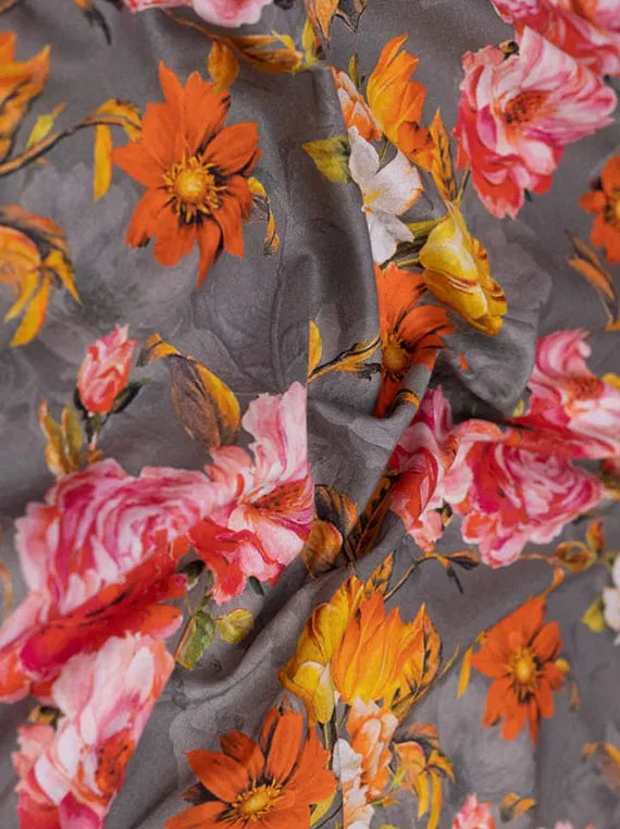 Alzohaib Allover Printed Cambric Collection 2024 (D-17)