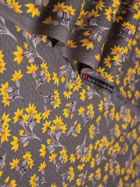 Alzohaib Allover Printed Cambric Collection 2024 (D-19)