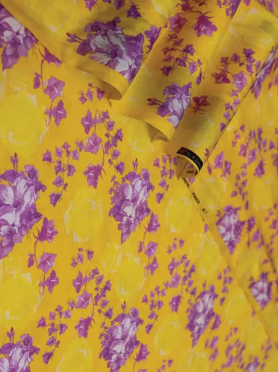 Alzohaib Allover Printed Cambric Collection 2024 (D-21)