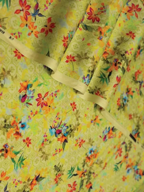 Alzohaib Allover Printed Cambric Collection 2024 (D-25)