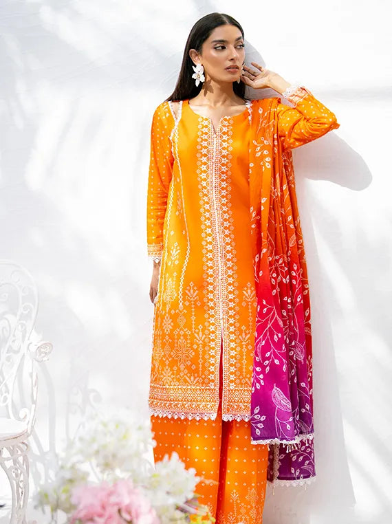 Alzohaib Luxe Printed Collection 2025 Vol-02 (D-01)