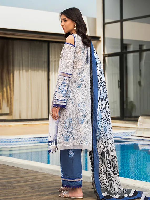 Alzohaib Luxury Lawn Prints Collection 2025 (AZP-25-02)