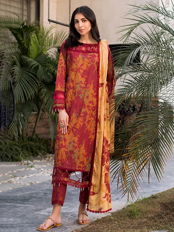 Alzohaib Luxury Lawn Prints Collection 2025 (AZP-25-06)