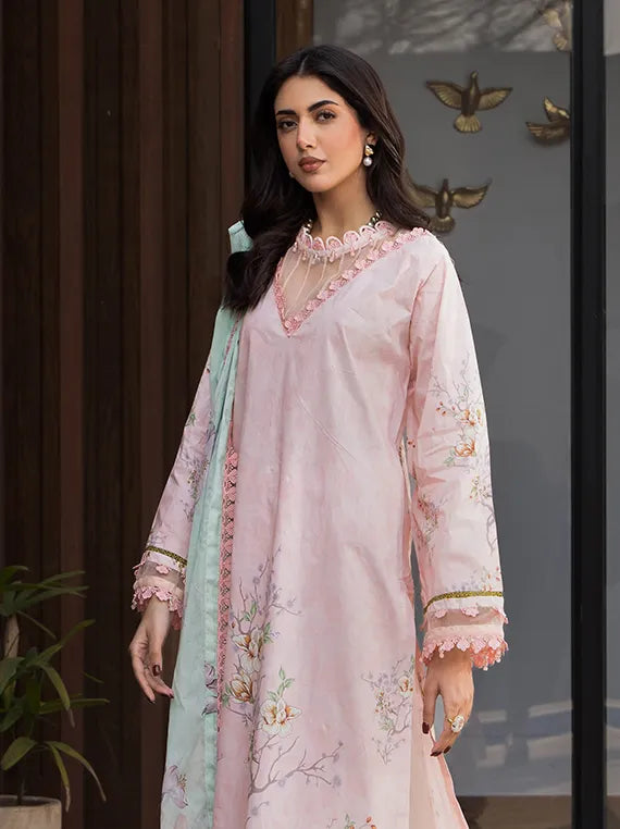 Alzohaib Luxury Lawn Prints Collection 2025 (AZP-25-10)