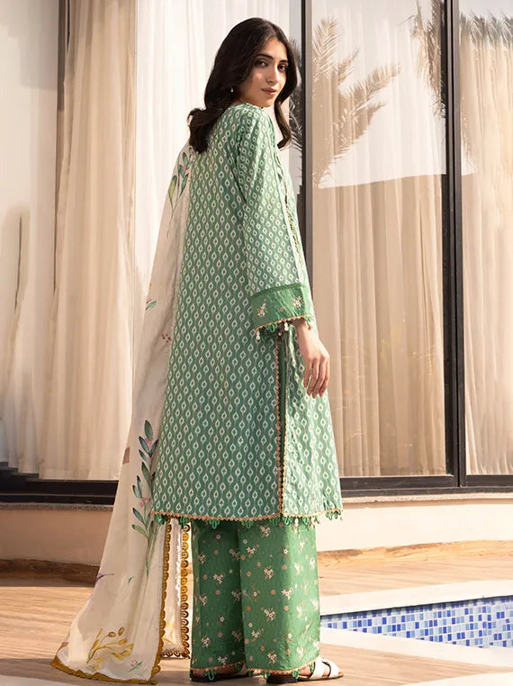 Alzohaib Luxury Lawn Prints Collection 2025 (AZP-25-12)