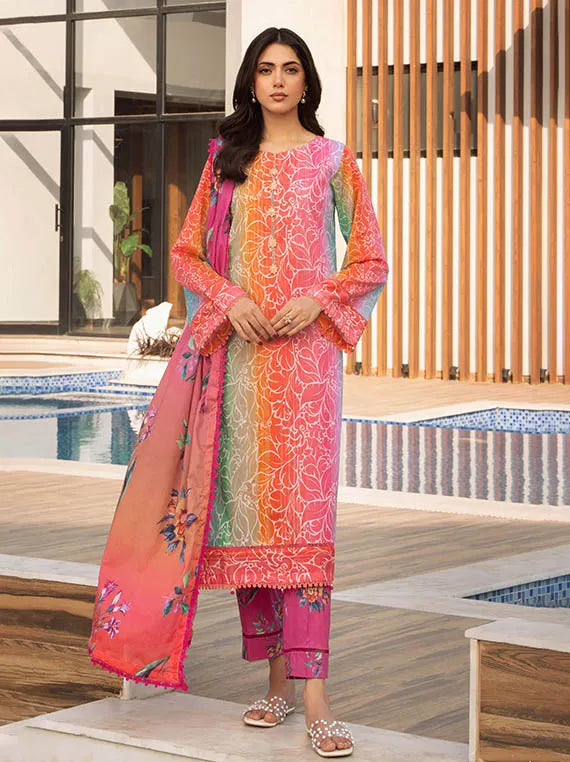 Alzohaib Luxury Lawn Prints Collection 2025 (AZP-25-13)