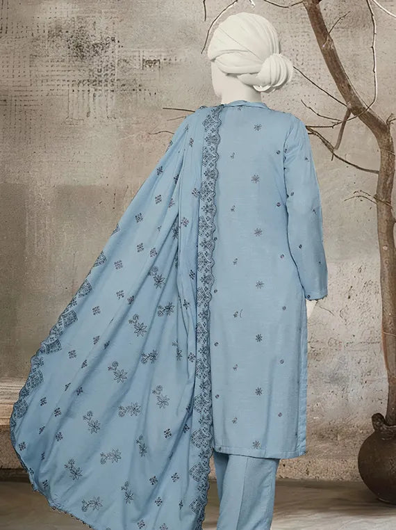 Amal by ABC Embroidered Slub Peach Collection 2025 (D-03)