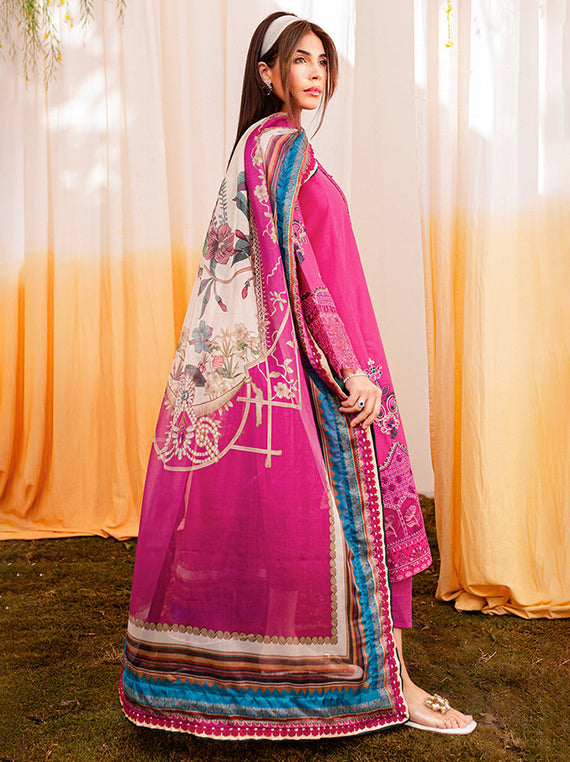 Aman Luxury Lawn Collection By Zoya & Fatima (LEENA)