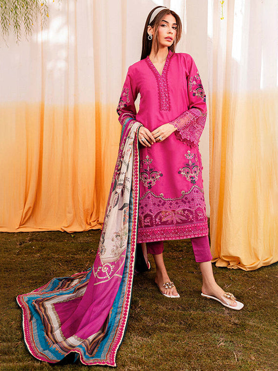 Aman Luxury Lawn Collection By Zoya & Fatima (LEENA)
