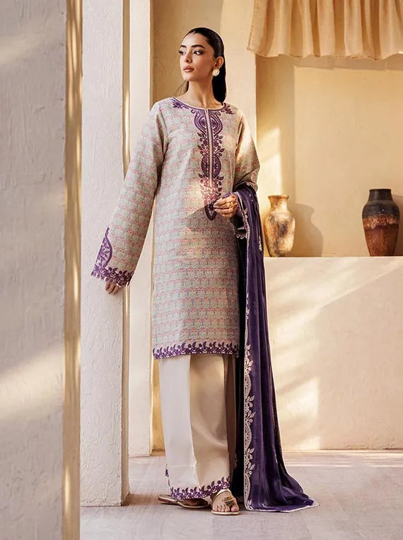 Amari Jacquard Lawn Collection 2025 By Rajbari (D-11)