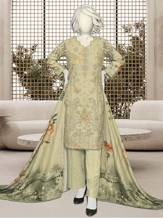 Ameela Printed Embroidered Peach Collection 2025 Vol-02 By ABC (D-03)