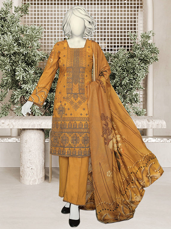 Ameela Printed Embroidered Peach Collection 2025 Vol-02 By ABC (D-04)