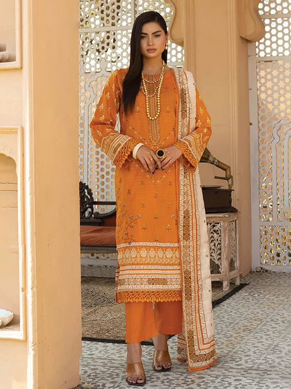 Anaya Embroidered Lawn Collection 2025 by Bin Rashid (D-10)