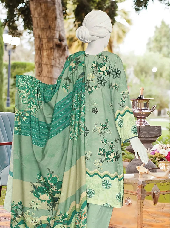 Anaya Embroidered Printed Winter Slub Collection 2025 by ABC (D-374)
