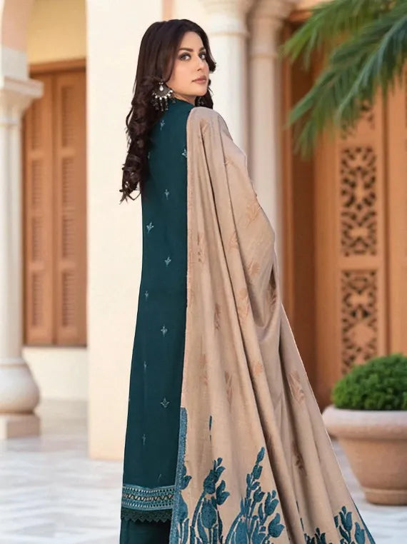 Anchal Embridered Zari Peach Collection 2025 By Wania (D-04)