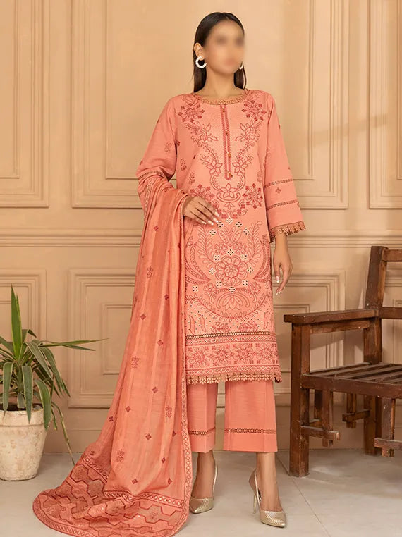 Anchal Embroidered Karandi Collection 2025 Vol-02 by Fantak (D-04)