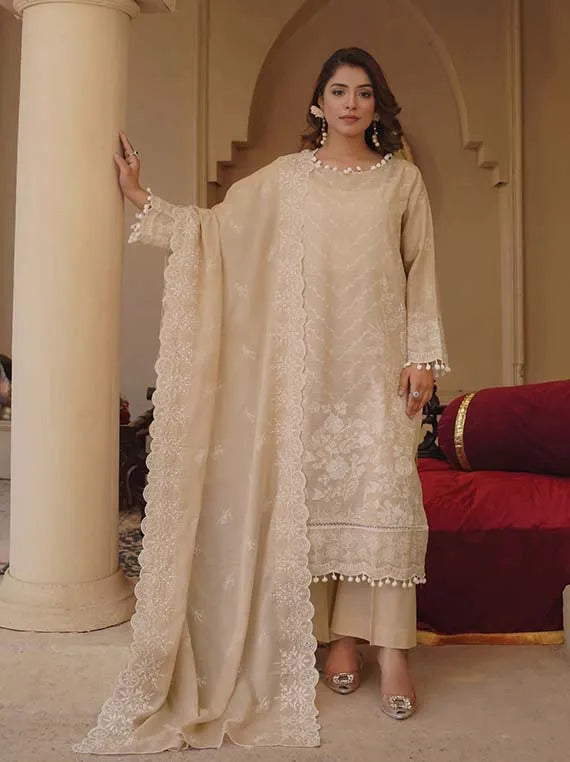 Anchal Embroidered Lawn Collection 2025 By Manizay (M-10)