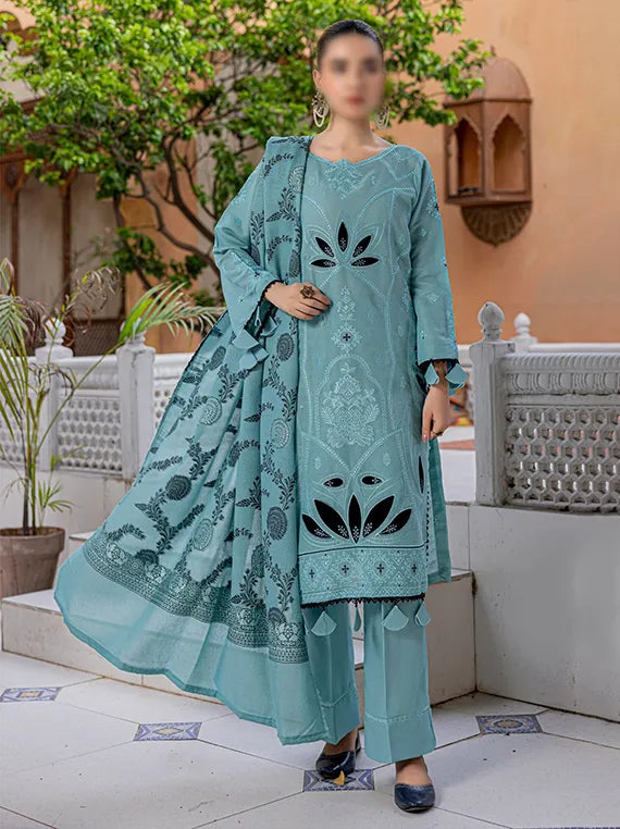 Anchal by Fantak Karandi Lawn Collection 2025 (D-04)