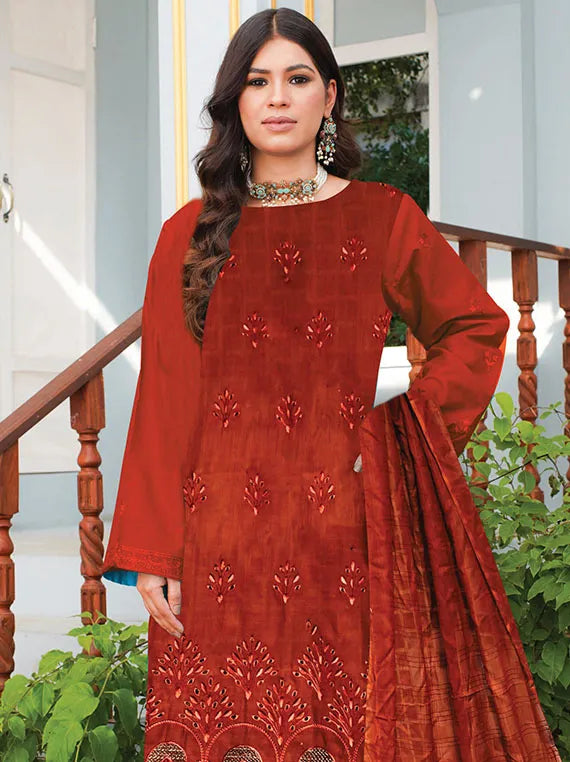 Andaz By Modern Embroidered Lawn Collection 2024 Vol-1035 (D-05)