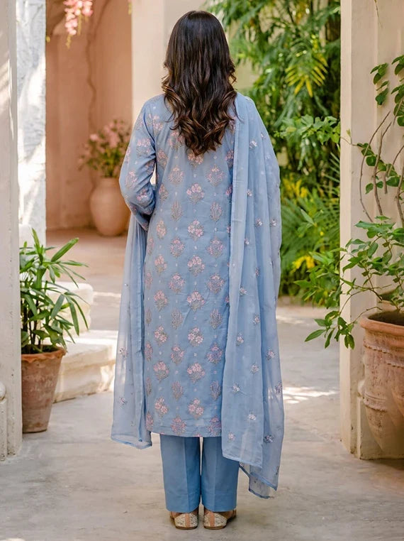 Angan By Manizay Embroidered Karandi Collection 2026 (D-01)