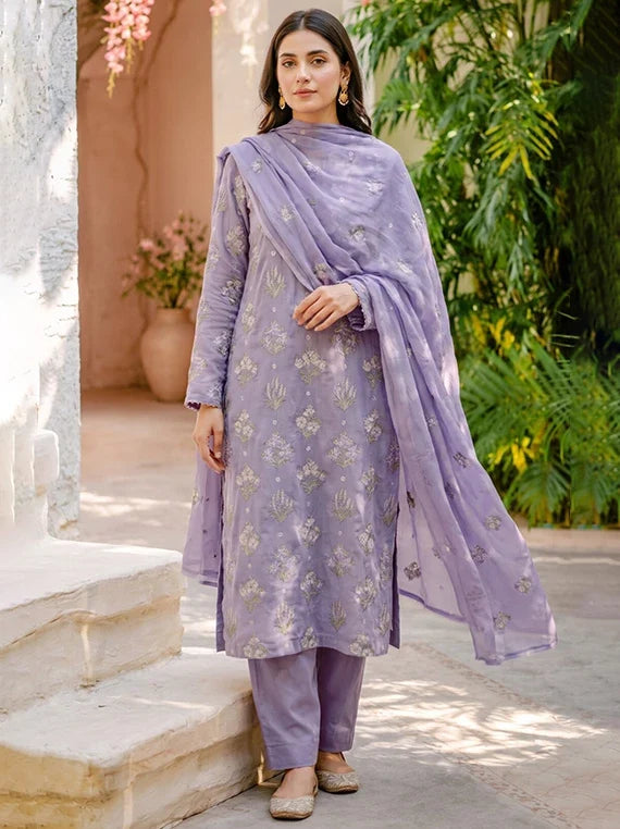 Angan By Manizay Embroidered Karandi Collection 2026 (D-03)