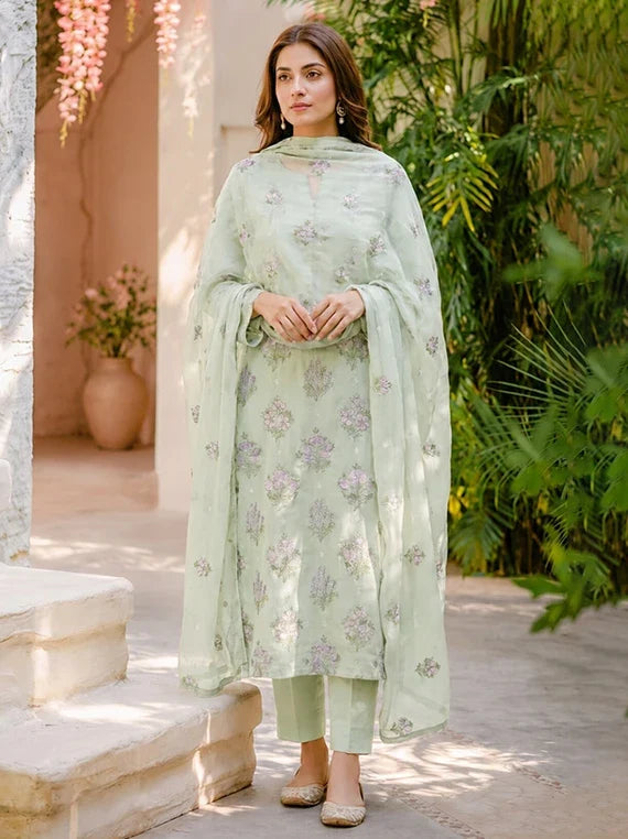 Angan By Manizay Embroidered Karandi Collection 2026 (D-04)
