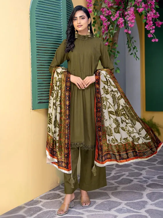 Angelina Dhanak Zarri Wool Collection 2025 by Chawla Fabrics