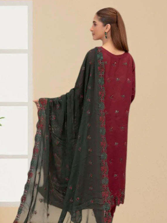 Anmol By Wania Embroidered Lawn Collection 2026 Vol-01 (D-01)